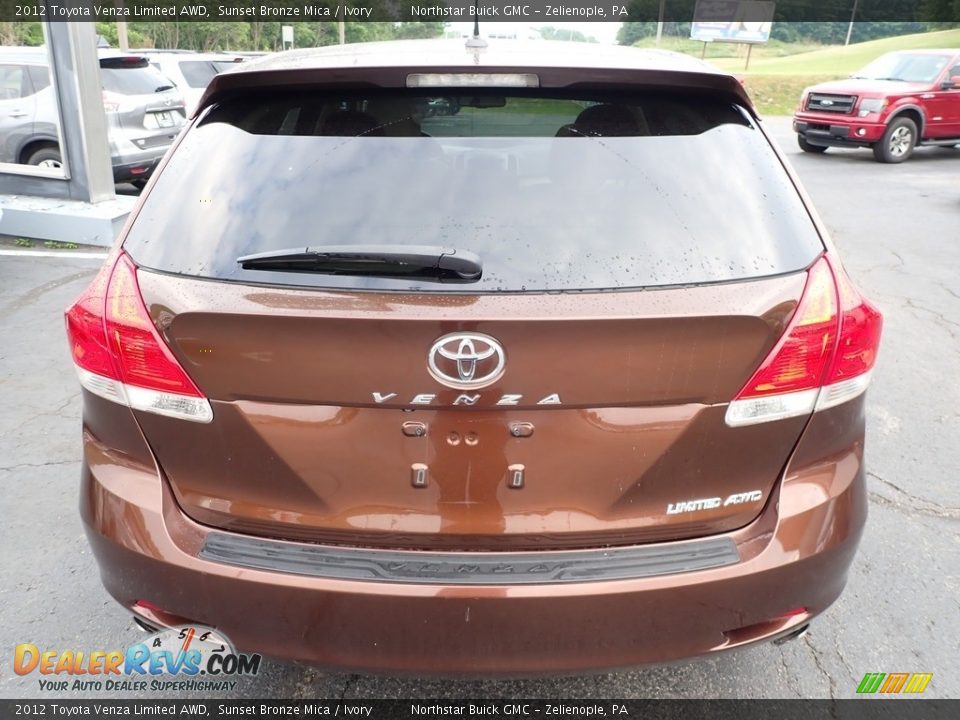 2012 Toyota Venza Limited AWD Sunset Bronze Mica / Ivory Photo #11