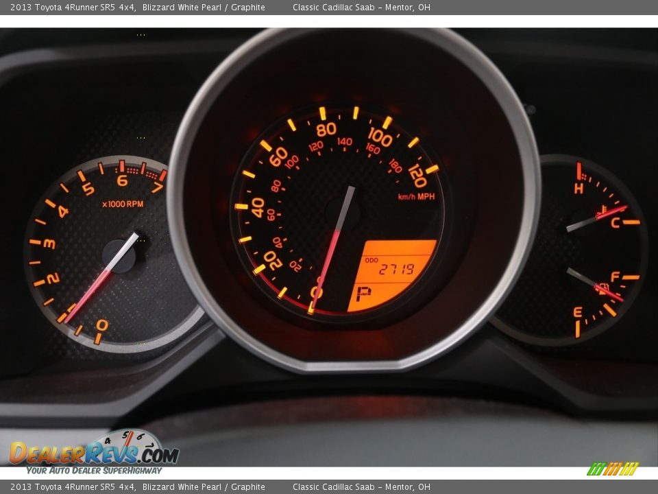 2013 Toyota 4Runner SR5 4x4 Blizzard White Pearl / Graphite Photo #8