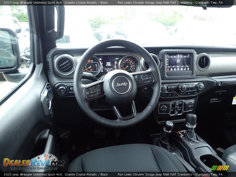 Dashboard of 2020 Jeep Wrangler Unlimited Sport 4x4 Photo #12
