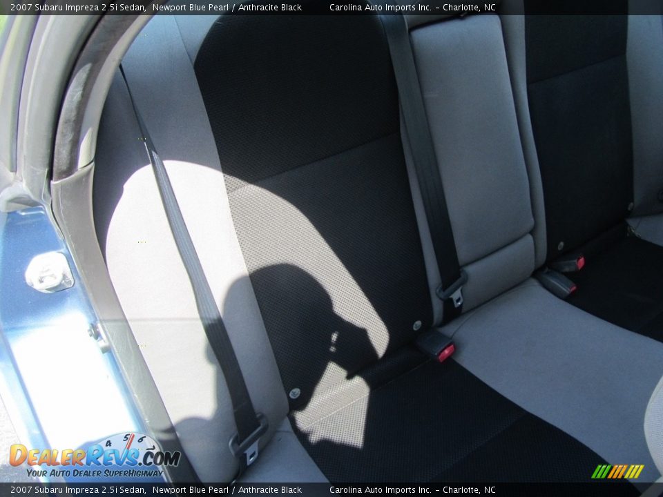 2007 Subaru Impreza 2.5i Sedan Newport Blue Pearl / Anthracite Black Photo #24