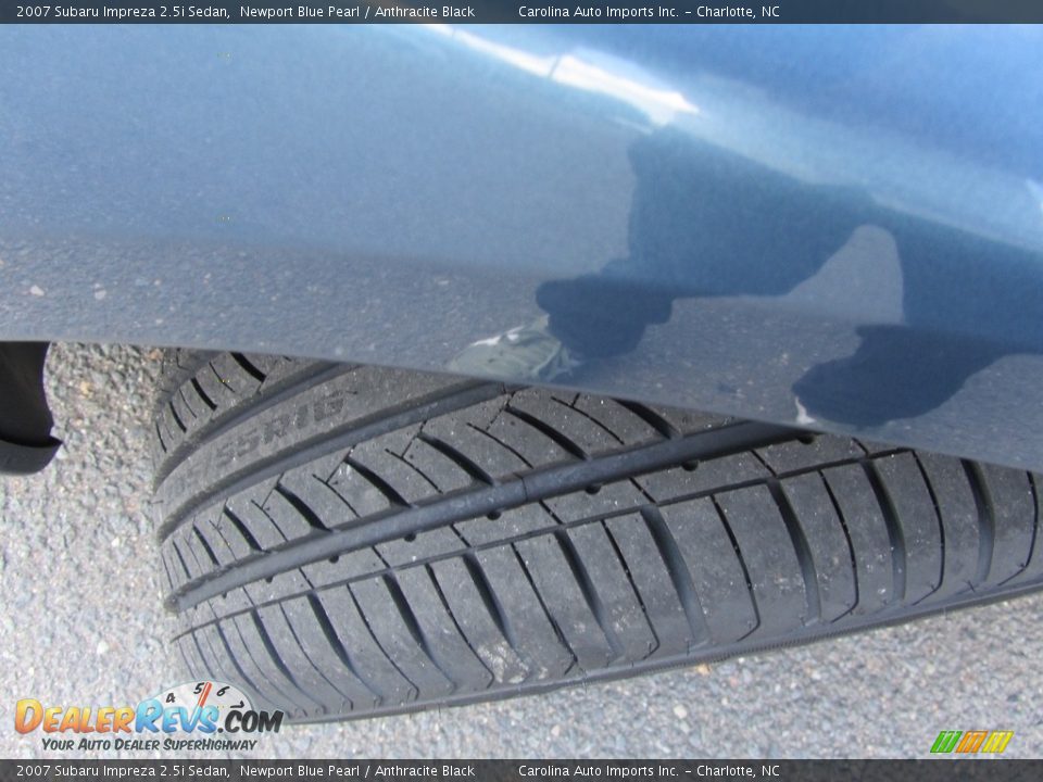 2007 Subaru Impreza 2.5i Sedan Newport Blue Pearl / Anthracite Black Photo #27