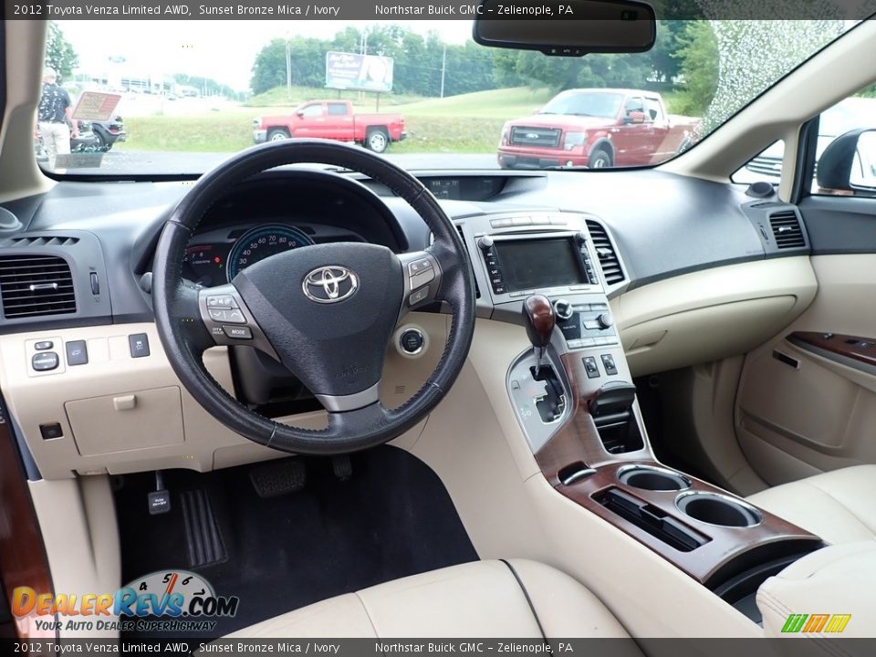 2012 Toyota Venza Limited AWD Sunset Bronze Mica / Ivory Photo #23