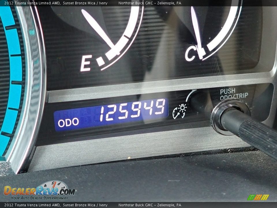 2012 Toyota Venza Limited AWD Sunset Bronze Mica / Ivory Photo #30