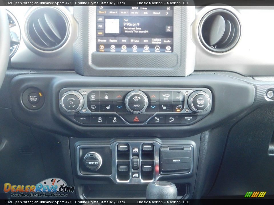 2020 Jeep Wrangler Unlimited Sport 4x4 Granite Crystal Metallic / Black Photo #4