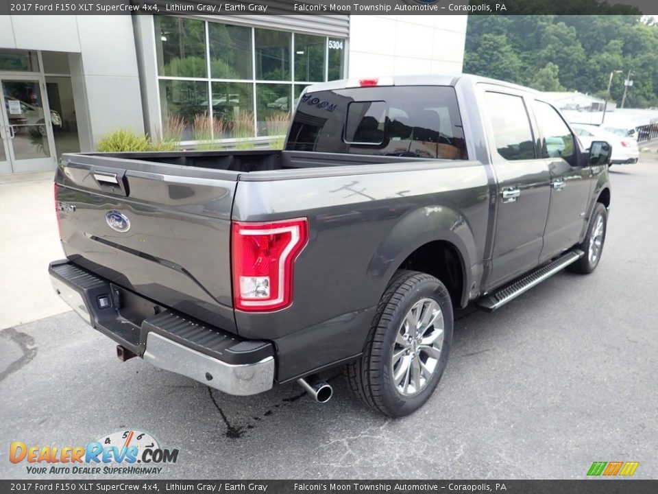 2017 Ford F150 XLT SuperCrew 4x4 Lithium Gray / Earth Gray Photo #2