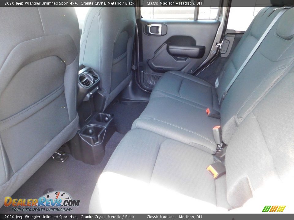 2020 Jeep Wrangler Unlimited Sport 4x4 Granite Crystal Metallic / Black Photo #11