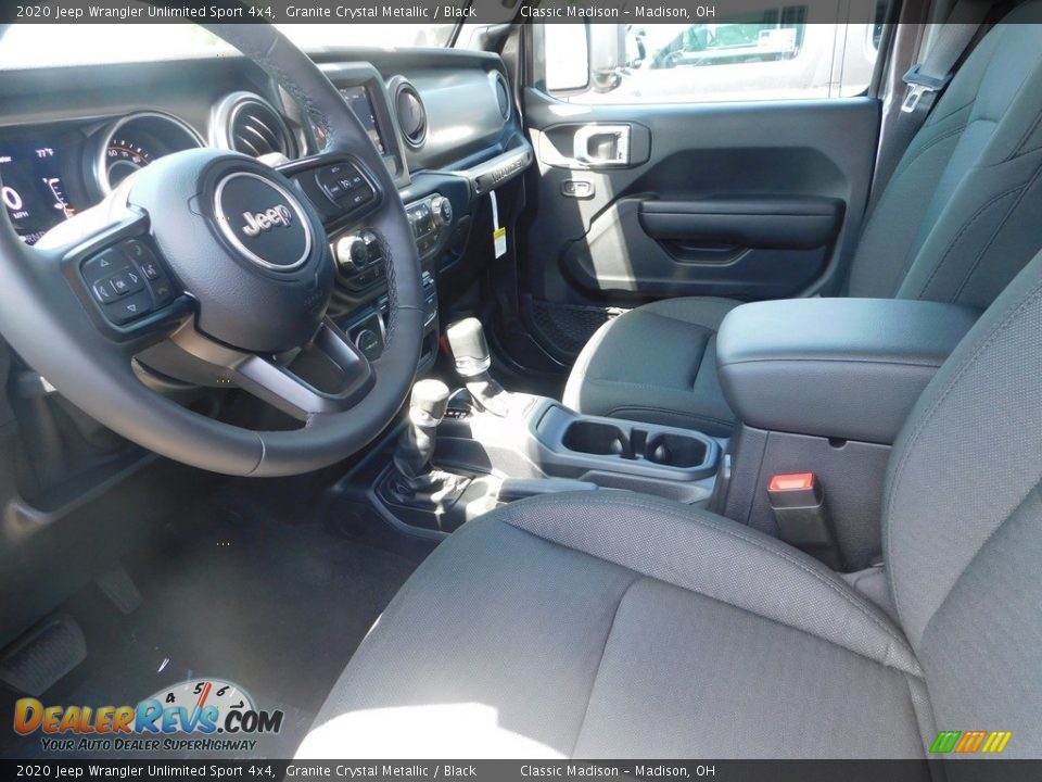 2020 Jeep Wrangler Unlimited Sport 4x4 Granite Crystal Metallic / Black Photo #12
