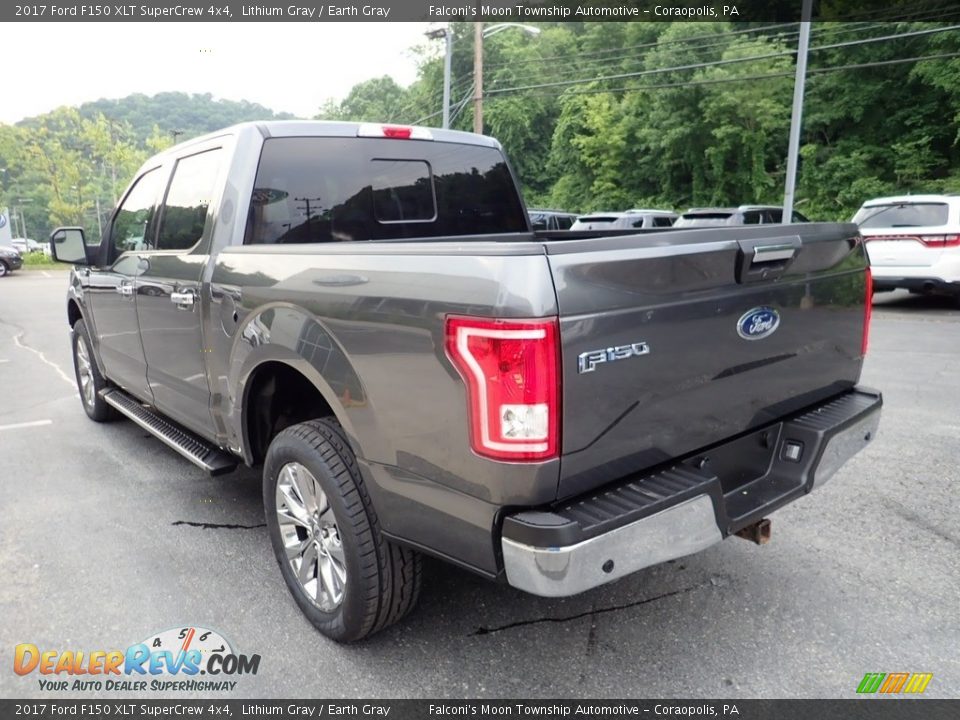 2017 Ford F150 XLT SuperCrew 4x4 Lithium Gray / Earth Gray Photo #4
