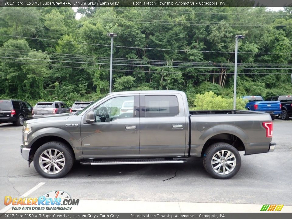 2017 Ford F150 XLT SuperCrew 4x4 Lithium Gray / Earth Gray Photo #5