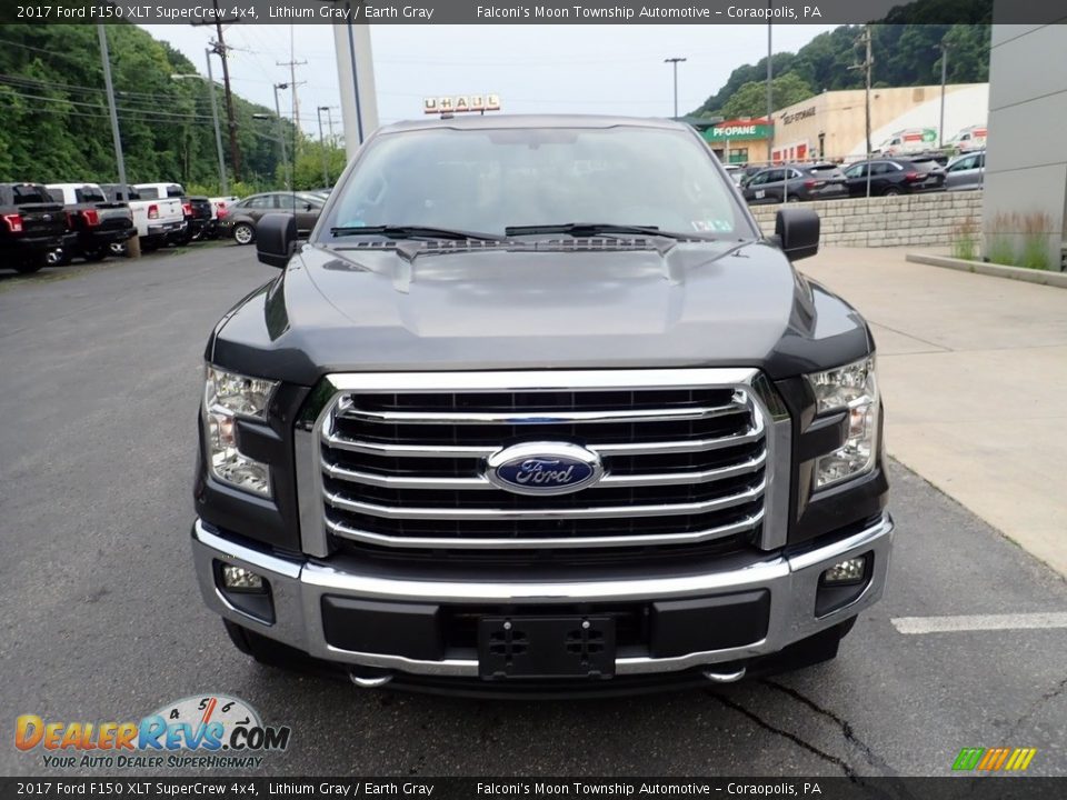 2017 Ford F150 XLT SuperCrew 4x4 Lithium Gray / Earth Gray Photo #7
