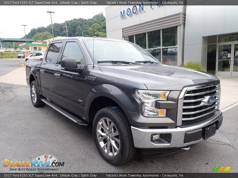 2017 Ford F150 XLT SuperCrew 4x4 Lithium Gray / Earth Gray Photo #8