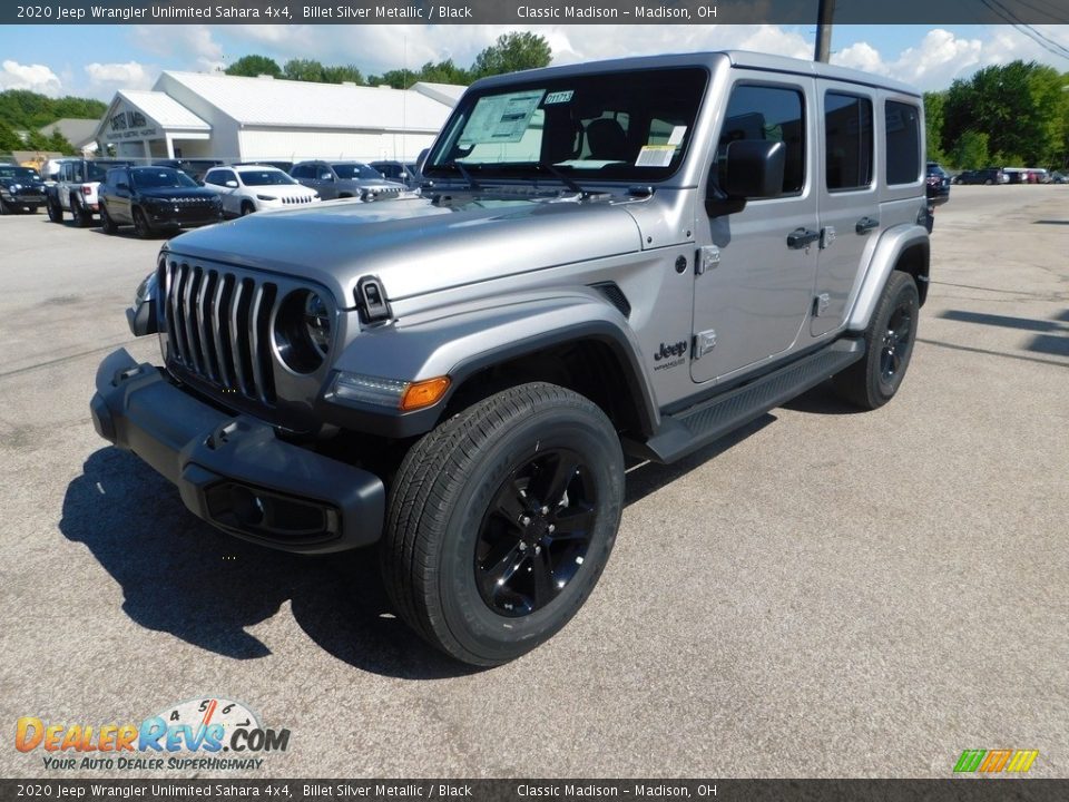 2020 Jeep Wrangler Unlimited Sahara 4x4 Billet Silver Metallic / Black Photo #2