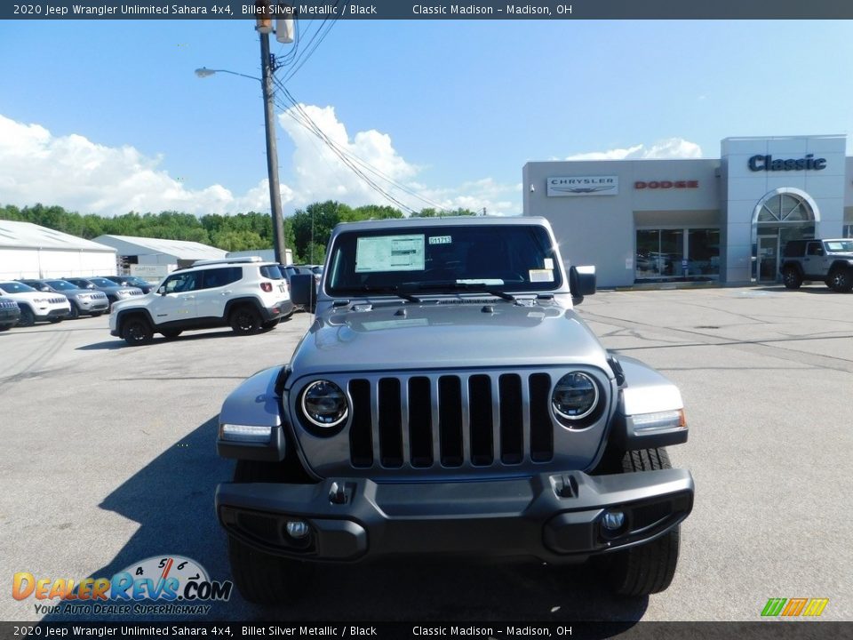 2020 Jeep Wrangler Unlimited Sahara 4x4 Billet Silver Metallic / Black Photo #3