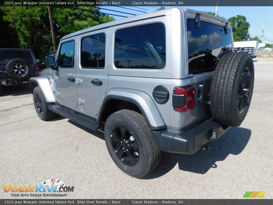 2020 Jeep Wrangler Unlimited Sahara 4x4 Billet Silver Metallic / Black Photo #5