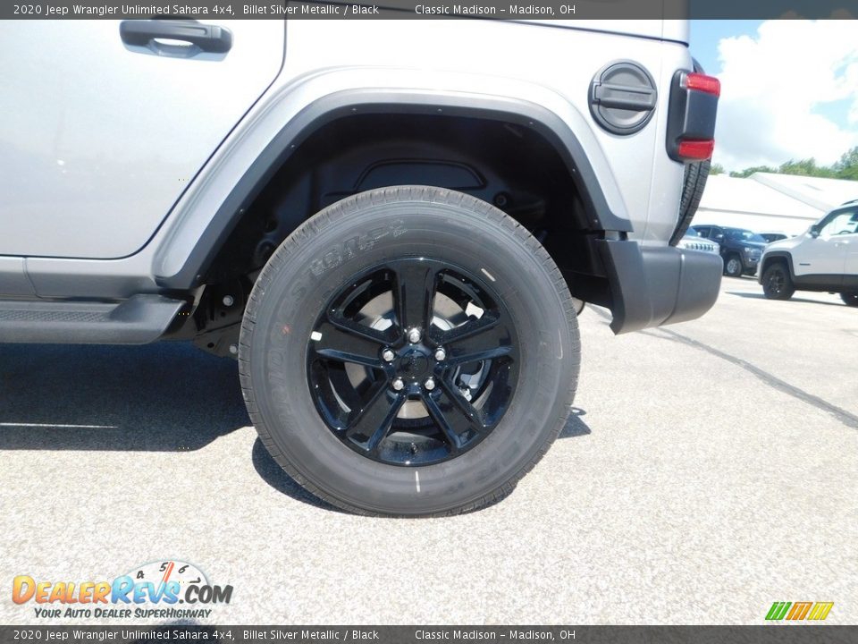 2020 Jeep Wrangler Unlimited Sahara 4x4 Billet Silver Metallic / Black Photo #9