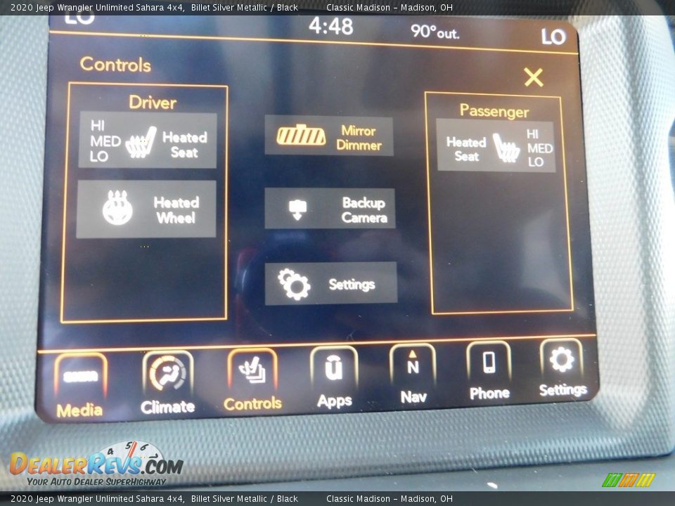 2020 Jeep Wrangler Unlimited Sahara 4x4 Billet Silver Metallic / Black Photo #12