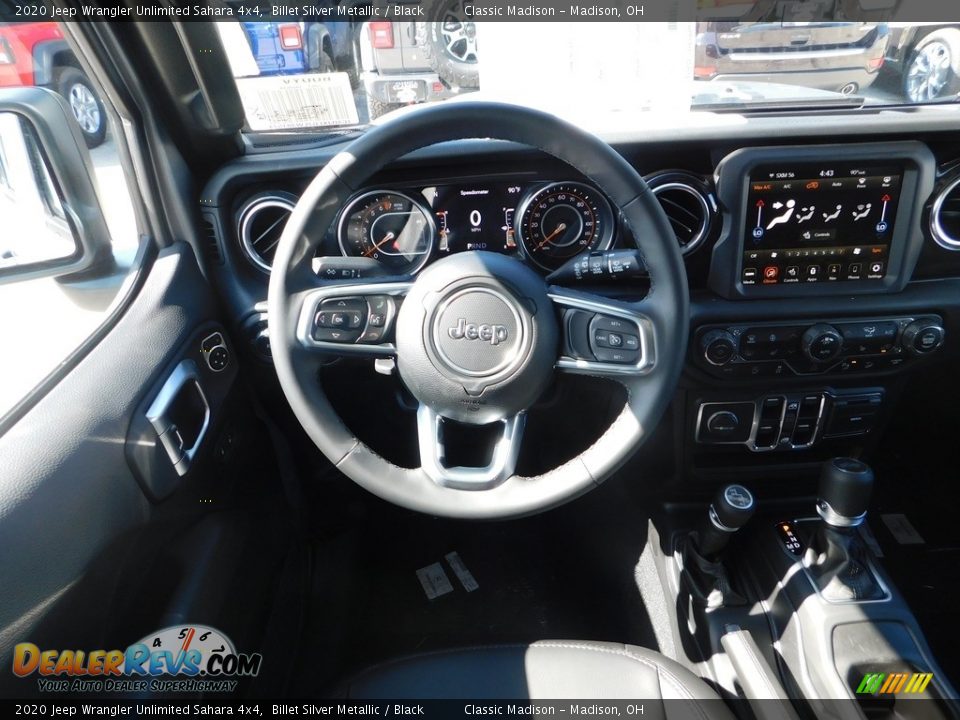 2020 Jeep Wrangler Unlimited Sahara 4x4 Billet Silver Metallic / Black Photo #14