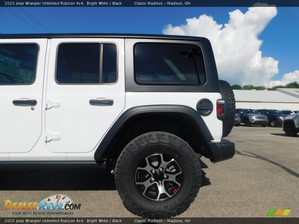 2020 Jeep Wrangler Unlimited Rubicon 4x4 Bright White / Black Photo #6