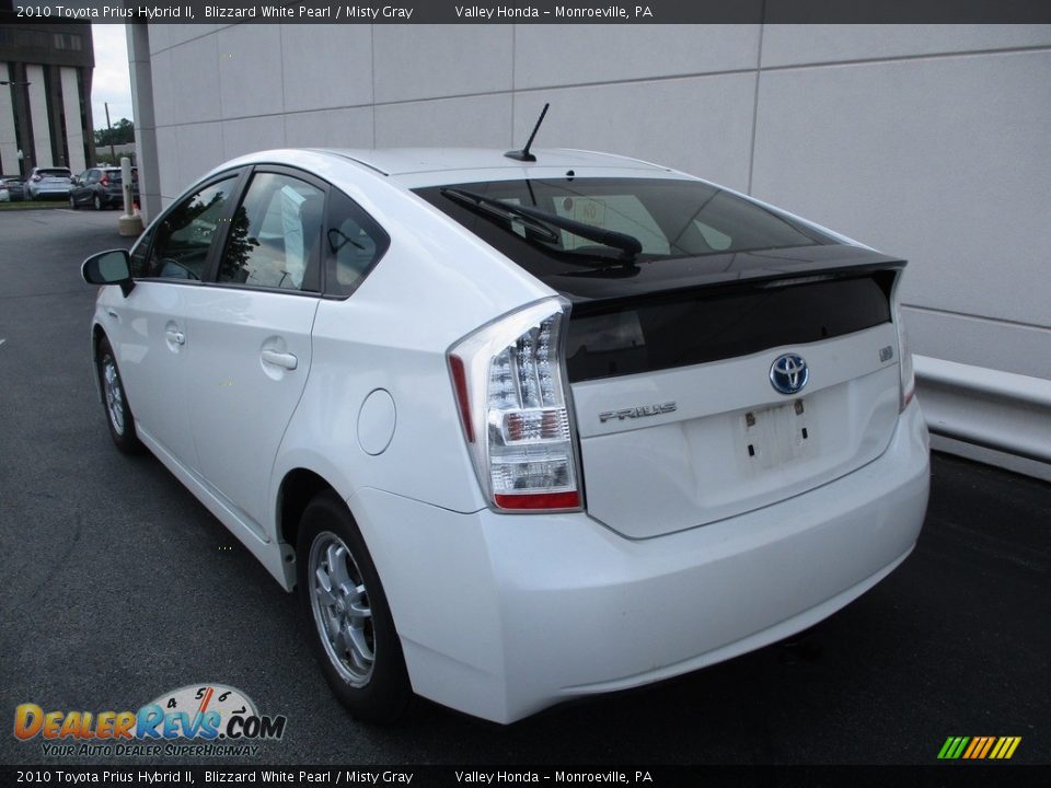 2010 Toyota Prius Hybrid II Blizzard White Pearl / Misty Gray Photo #3