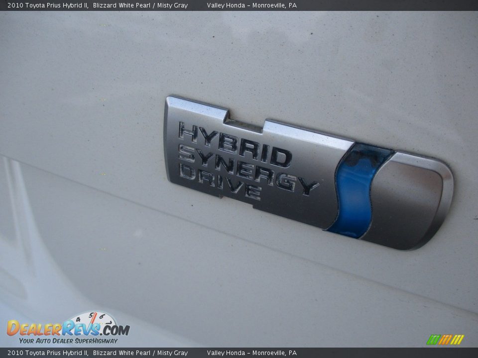 2010 Toyota Prius Hybrid II Blizzard White Pearl / Misty Gray Photo #6