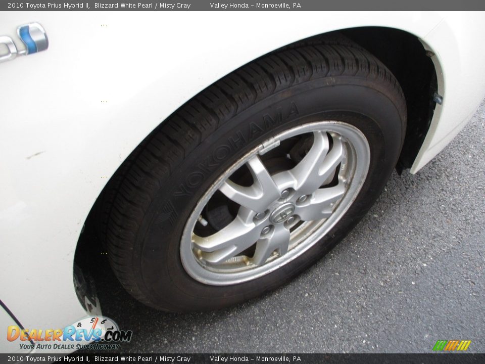 2010 Toyota Prius Hybrid II Blizzard White Pearl / Misty Gray Photo #7