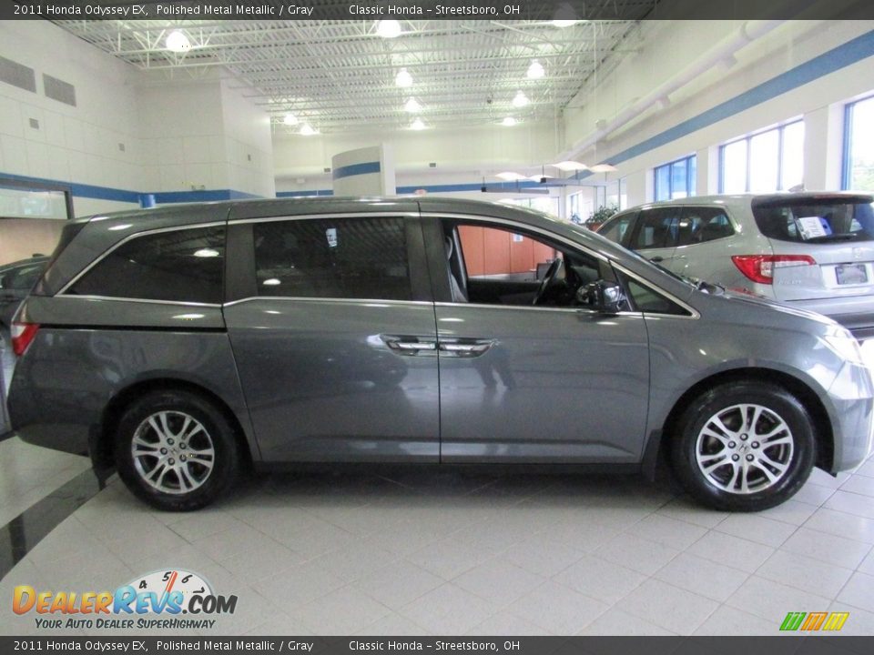 2011 Honda Odyssey EX Polished Metal Metallic / Gray Photo #4