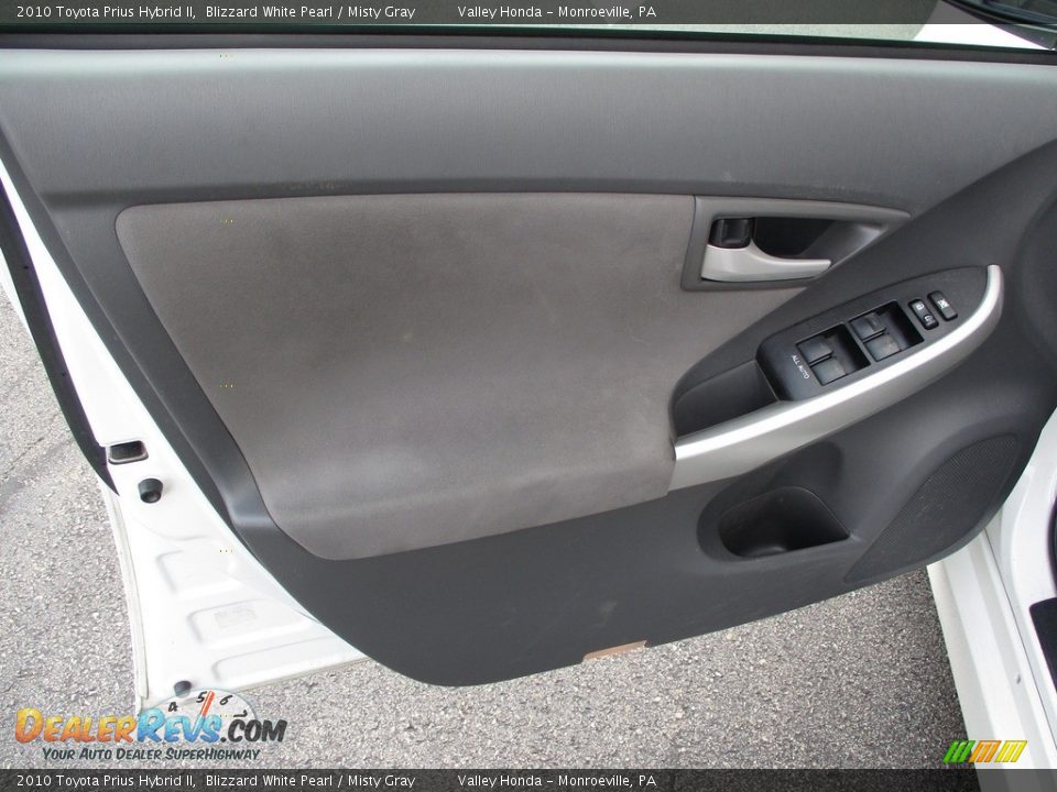 2010 Toyota Prius Hybrid II Blizzard White Pearl / Misty Gray Photo #11