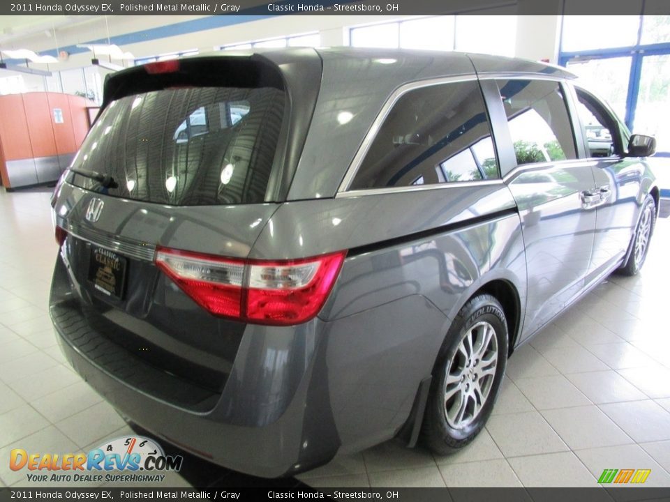 2011 Honda Odyssey EX Polished Metal Metallic / Gray Photo #7