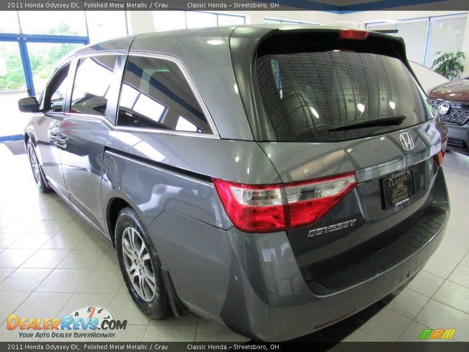 2011 Honda Odyssey EX Polished Metal Metallic / Gray Photo #9