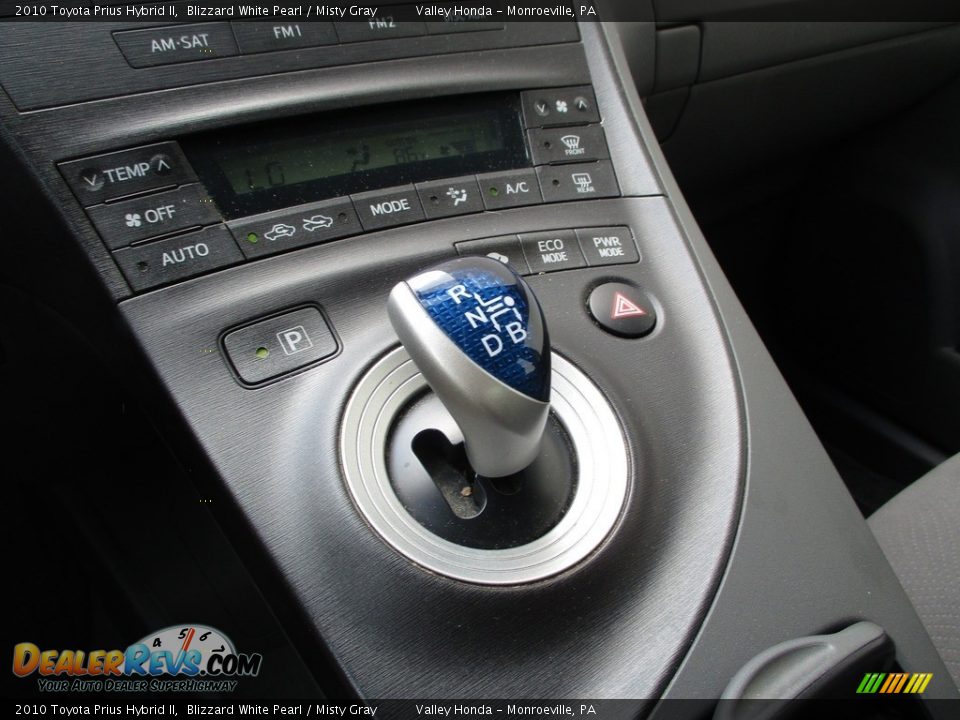 2010 Toyota Prius Hybrid II Blizzard White Pearl / Misty Gray Photo #15