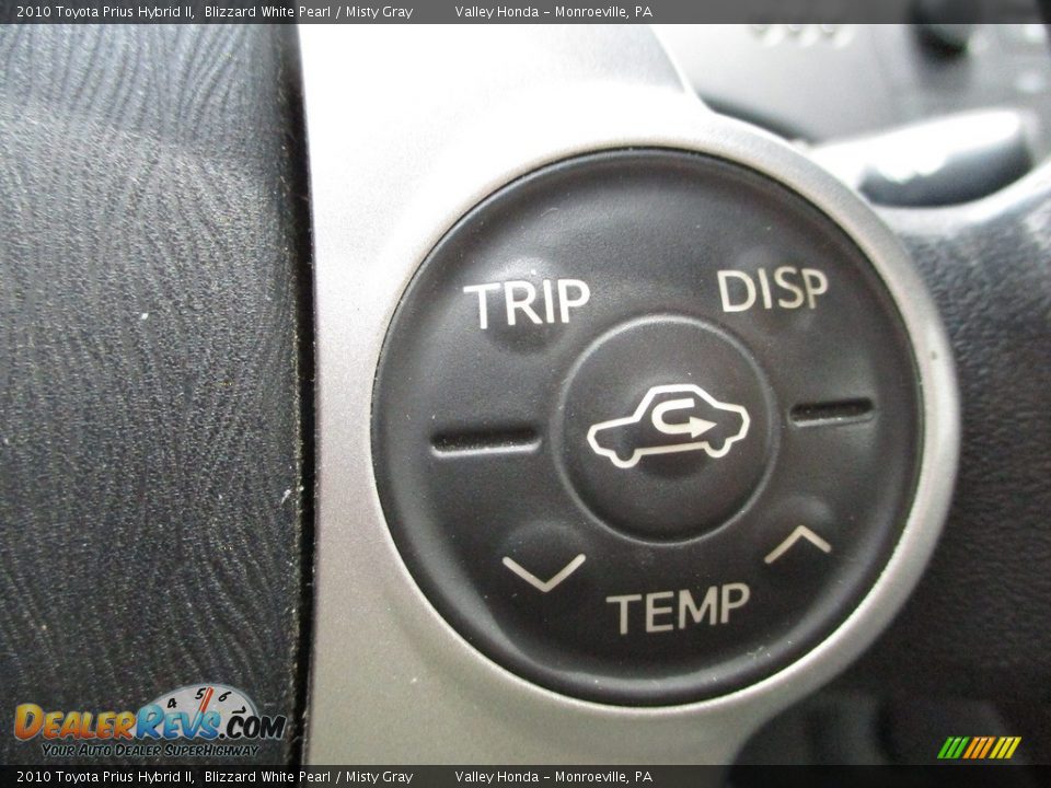 2010 Toyota Prius Hybrid II Blizzard White Pearl / Misty Gray Photo #18