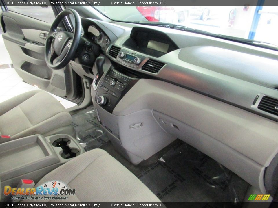 2011 Honda Odyssey EX Polished Metal Metallic / Gray Photo #15