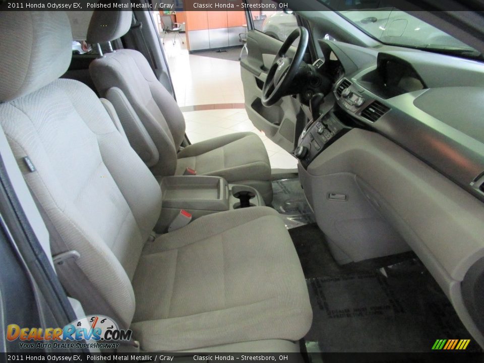 2011 Honda Odyssey EX Polished Metal Metallic / Gray Photo #16