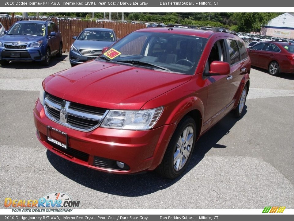 2010 Dodge Journey R/T AWD Inferno Red Crystal Pearl Coat / Dark Slate Gray Photo #1