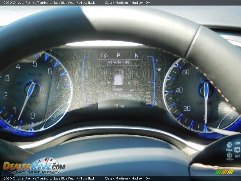 2020 Chrysler Pacifica Touring L Jazz Blue Pearl / Alloy/Black Photo #13