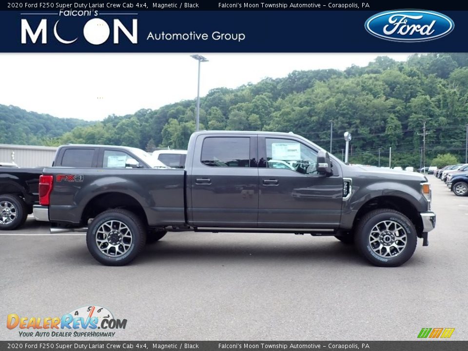 2020 Ford F250 Super Duty Lariat Crew Cab 4x4 Magnetic / Black Photo #1