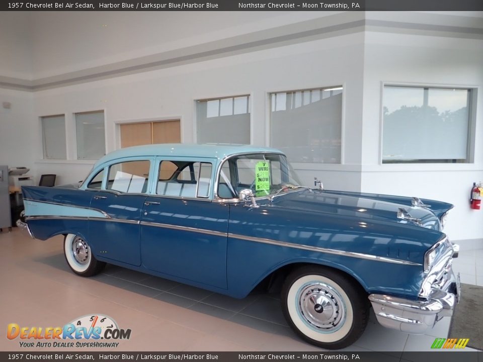 Harbor Blue 1957 Chevrolet Bel Air Sedan Photo #2