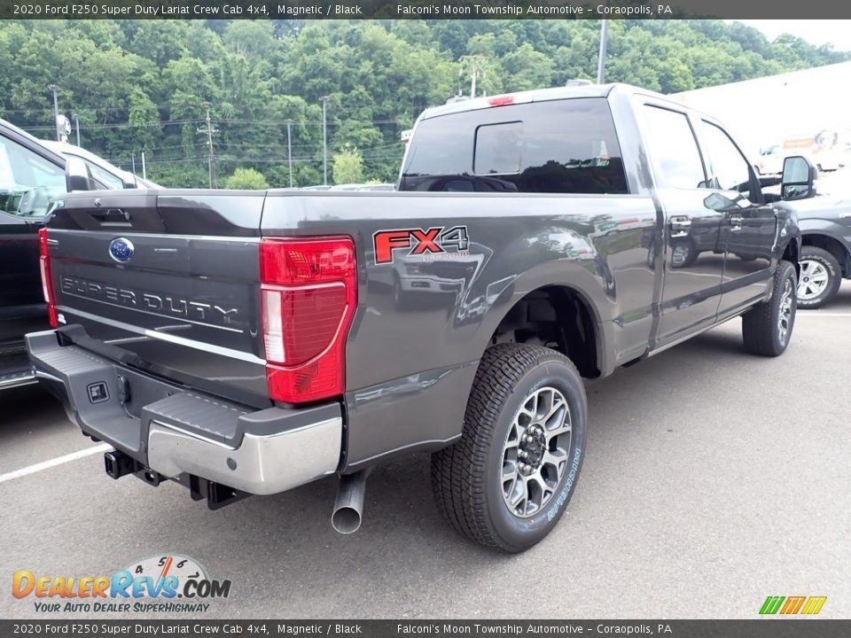 2020 Ford F250 Super Duty Lariat Crew Cab 4x4 Magnetic / Black Photo #2