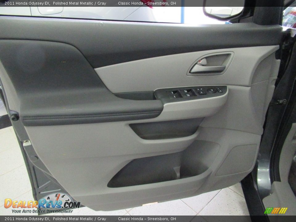 2011 Honda Odyssey EX Polished Metal Metallic / Gray Photo #25