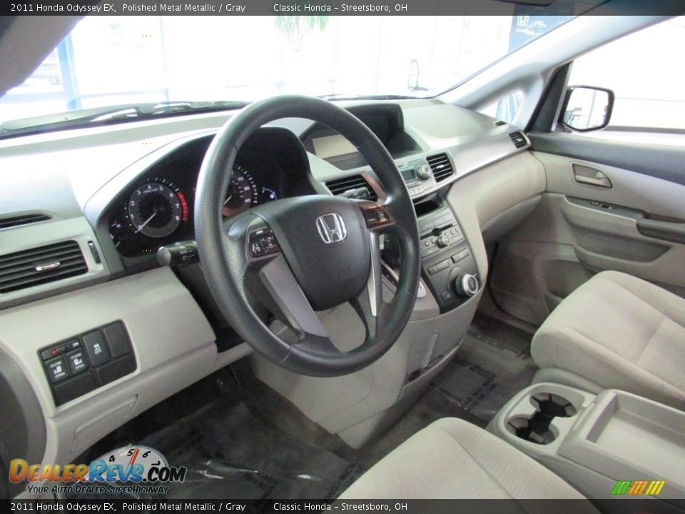 2011 Honda Odyssey EX Polished Metal Metallic / Gray Photo #26