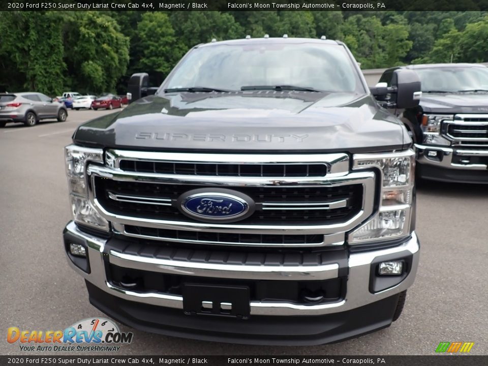 2020 Ford F250 Super Duty Lariat Crew Cab 4x4 Magnetic / Black Photo #4