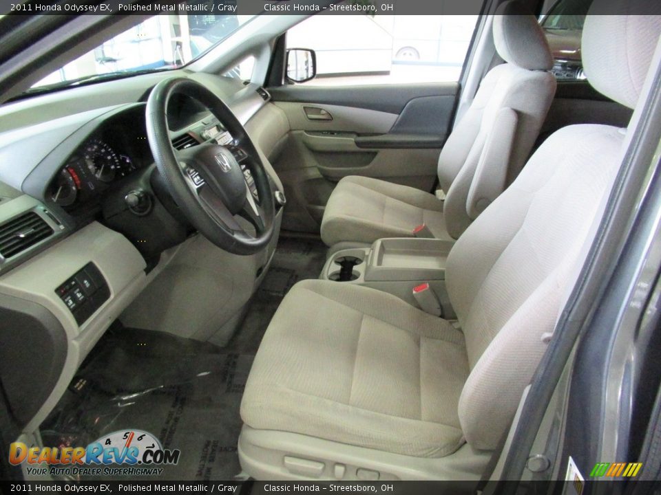 2011 Honda Odyssey EX Polished Metal Metallic / Gray Photo #27