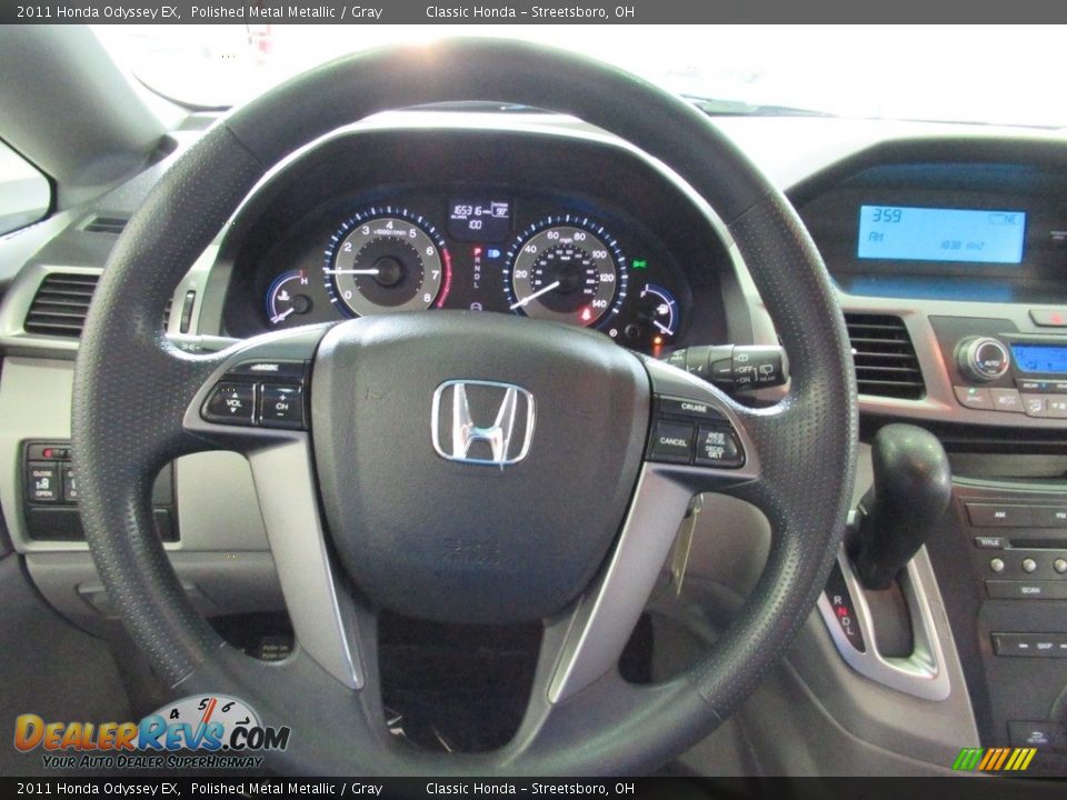 2011 Honda Odyssey EX Polished Metal Metallic / Gray Photo #29