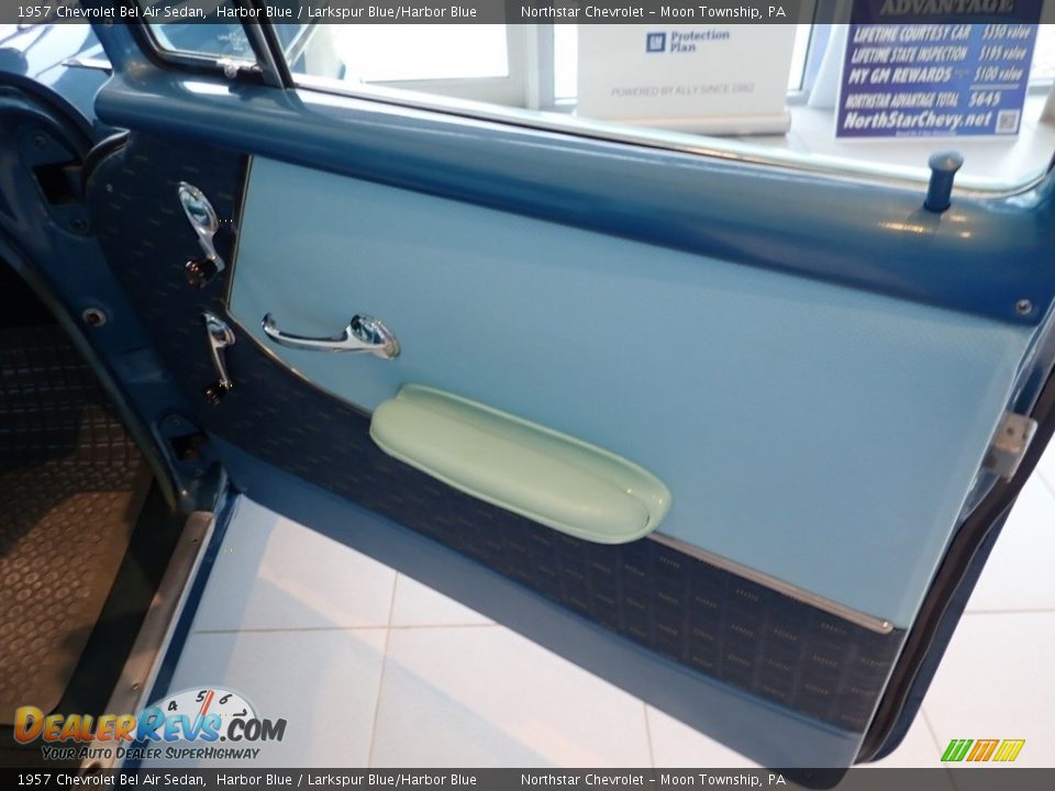 1957 Chevrolet Bel Air Sedan Harbor Blue / Larkspur Blue/Harbor Blue Photo #10