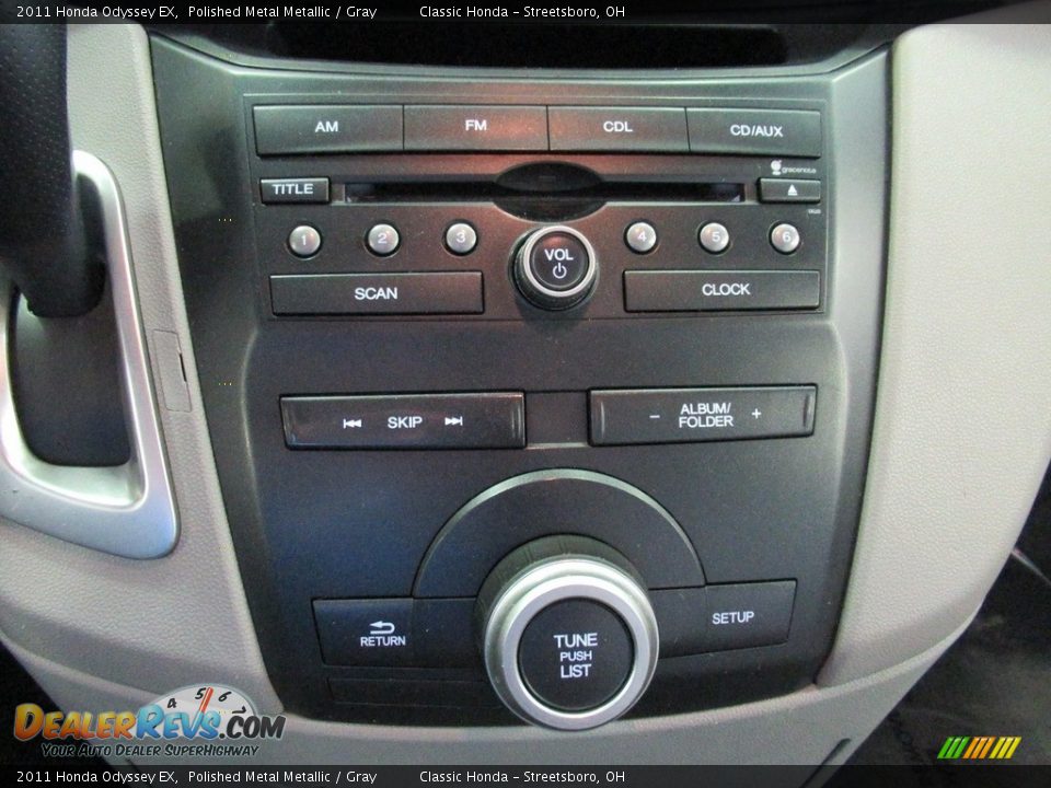 2011 Honda Odyssey EX Polished Metal Metallic / Gray Photo #32