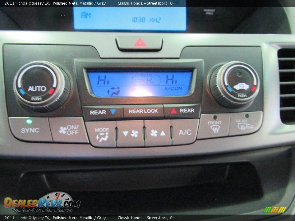 2011 Honda Odyssey EX Polished Metal Metallic / Gray Photo #33