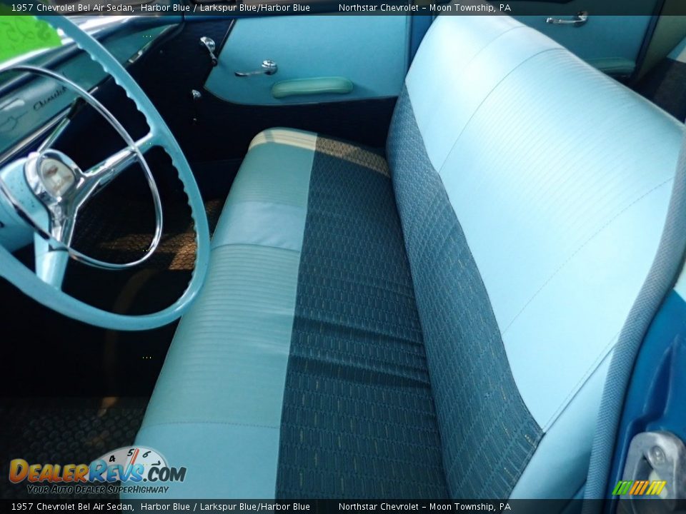 Front Seat of 1957 Chevrolet Bel Air Sedan Photo #13