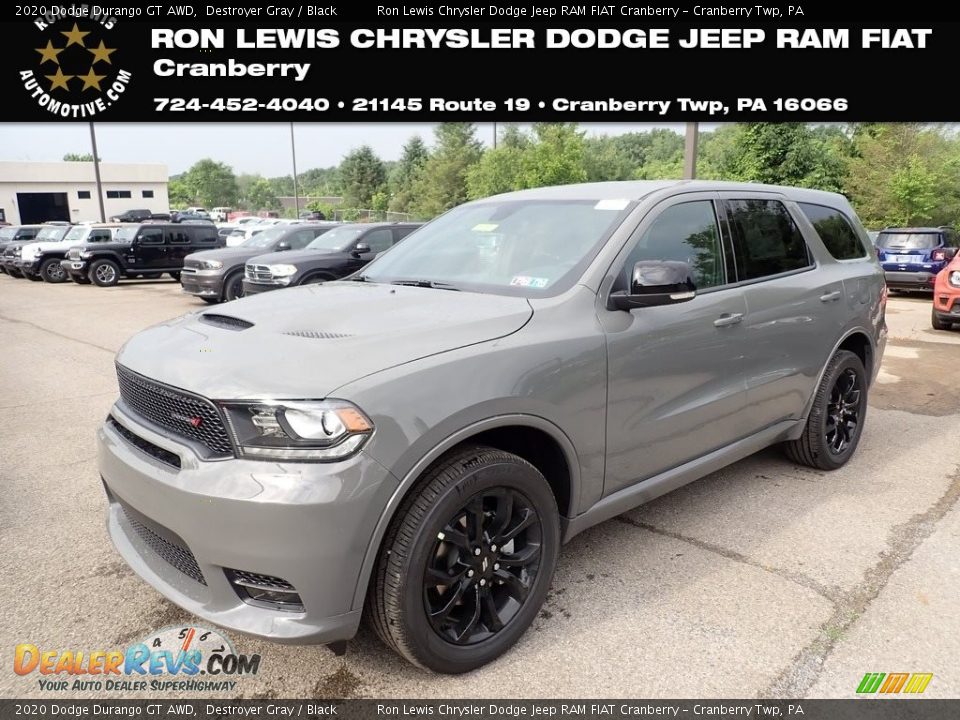 2020 Dodge Durango GT AWD Destroyer Gray / Black Photo #1