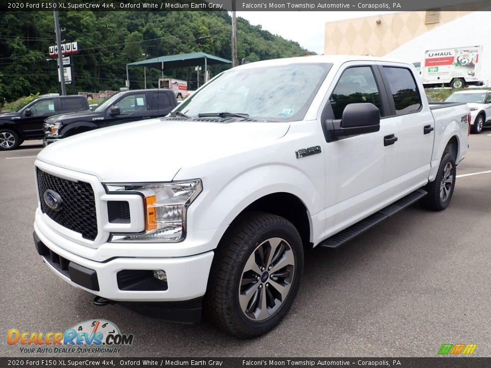 2020 Ford F150 XL SuperCrew 4x4 Oxford White / Medium Earth Gray Photo #5