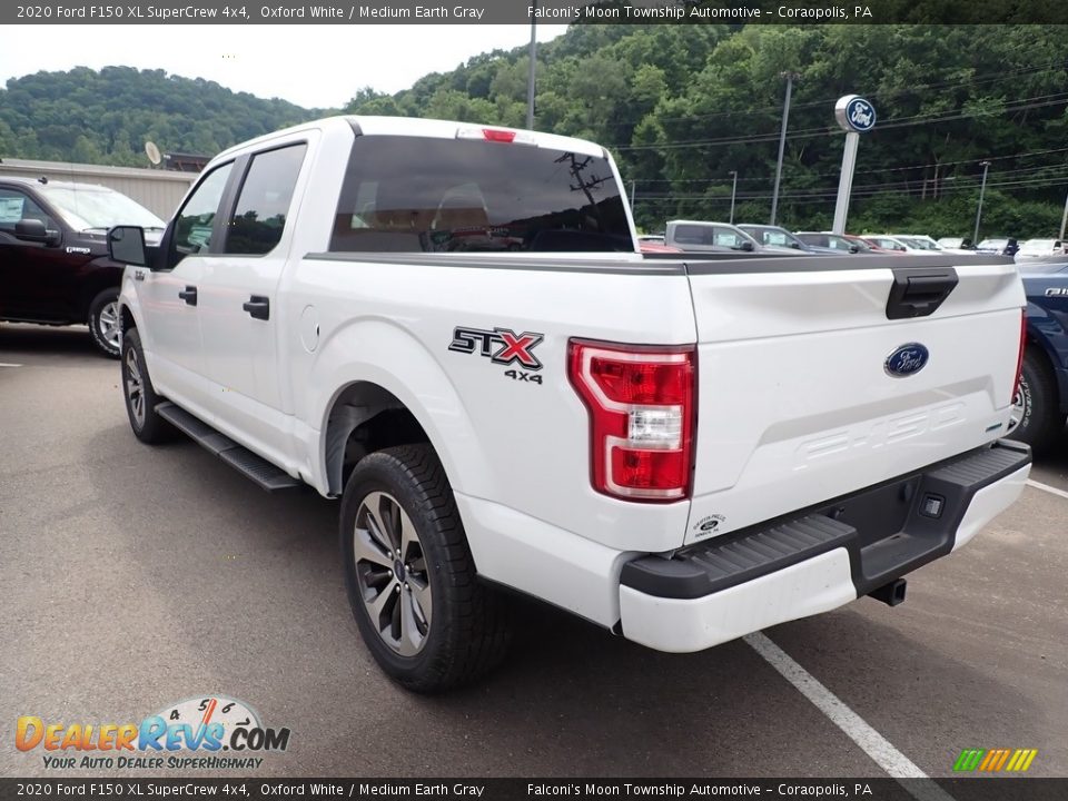 2020 Ford F150 XL SuperCrew 4x4 Oxford White / Medium Earth Gray Photo #6